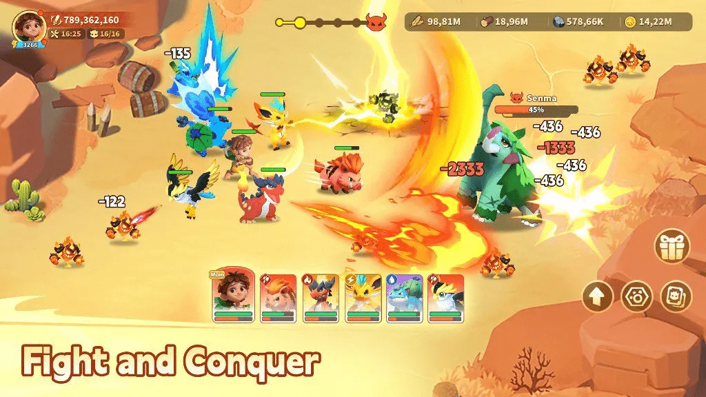 Lost Oasis Monster War invites you to tame adorable monsters and rebuild an oasis, now available on Android