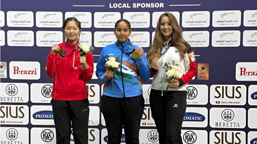 Simranpreet Kaur Brar Clinches Gold in Thrilling 25m Pistol Final at ISSF World Cup 2025 3 Simranpreet Kaur Brar Clinches Gold in Thrilling 25m Pistol Final at ISSF World Cup 2025