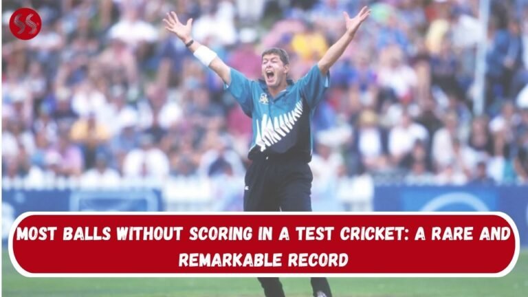 Most Balls Without Scoring In A Test Cricket: A Rare and Remarkable Record