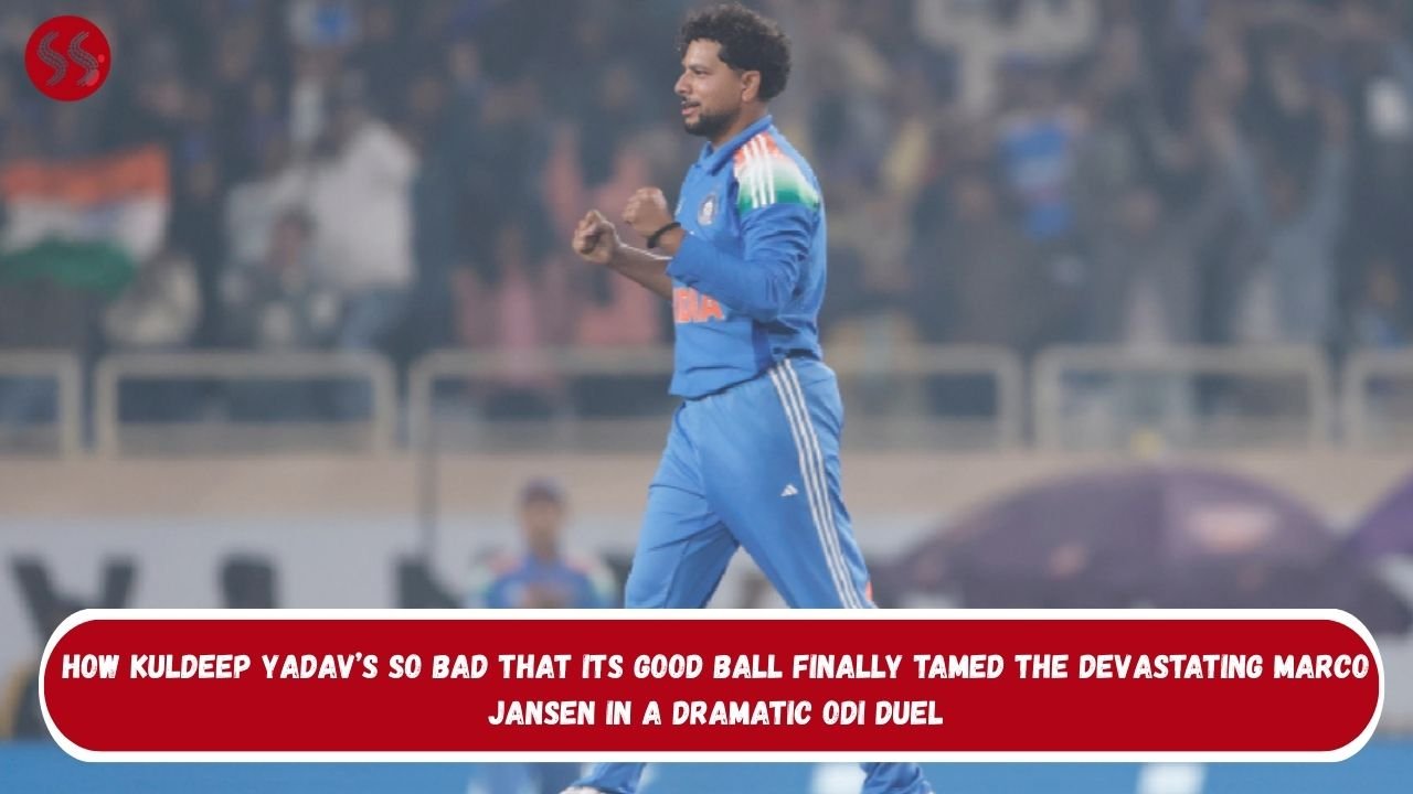 How Kuldeep Yadav’s so bad that its good ball finally tamed the devastating Marco Jansen in a Dramatic ODI Duel