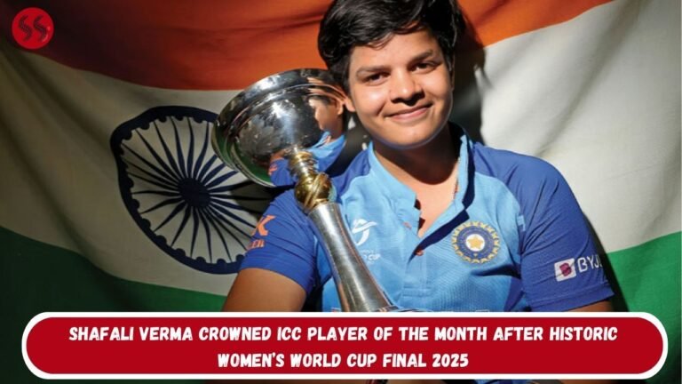 Shafali Verma Crowned ICC Player of the Month After Historic Women’s World Cup Final 2025