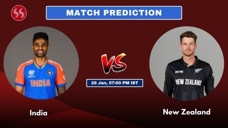 IND vs NZ Today's 4th T20I Match Preview: Explosive Match & Pitch Report