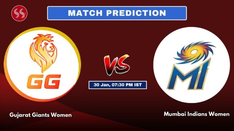 GG-W vs MI-W Today's 19th T20 Match Preview: Explosive Match & Pitch Report