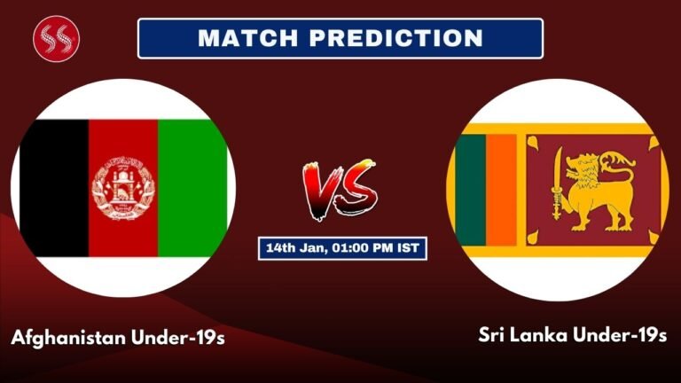 AFG U19 vs SL U19 Today's 15th ODI Match Preview: Explosive Match & Pitch Report