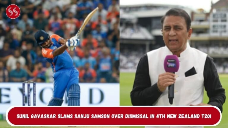 Sunil Gavaskar Slams Sanju Samson Over Dismissal In 4th New Zealand T20I