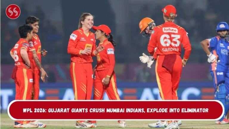 WPL 2026: Gujarat Giants Crush Mumbai Indians, Explode Into Eliminator