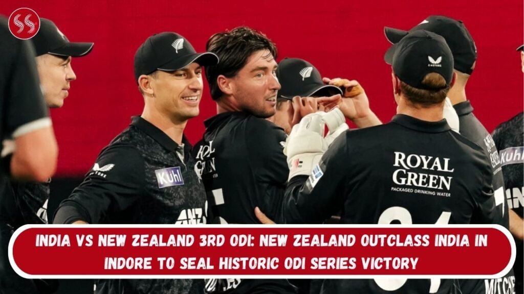 India vs New Zealand 3rd ODI: New Zealand Outclass India in Indore to Seal Historic ODI Series Victory