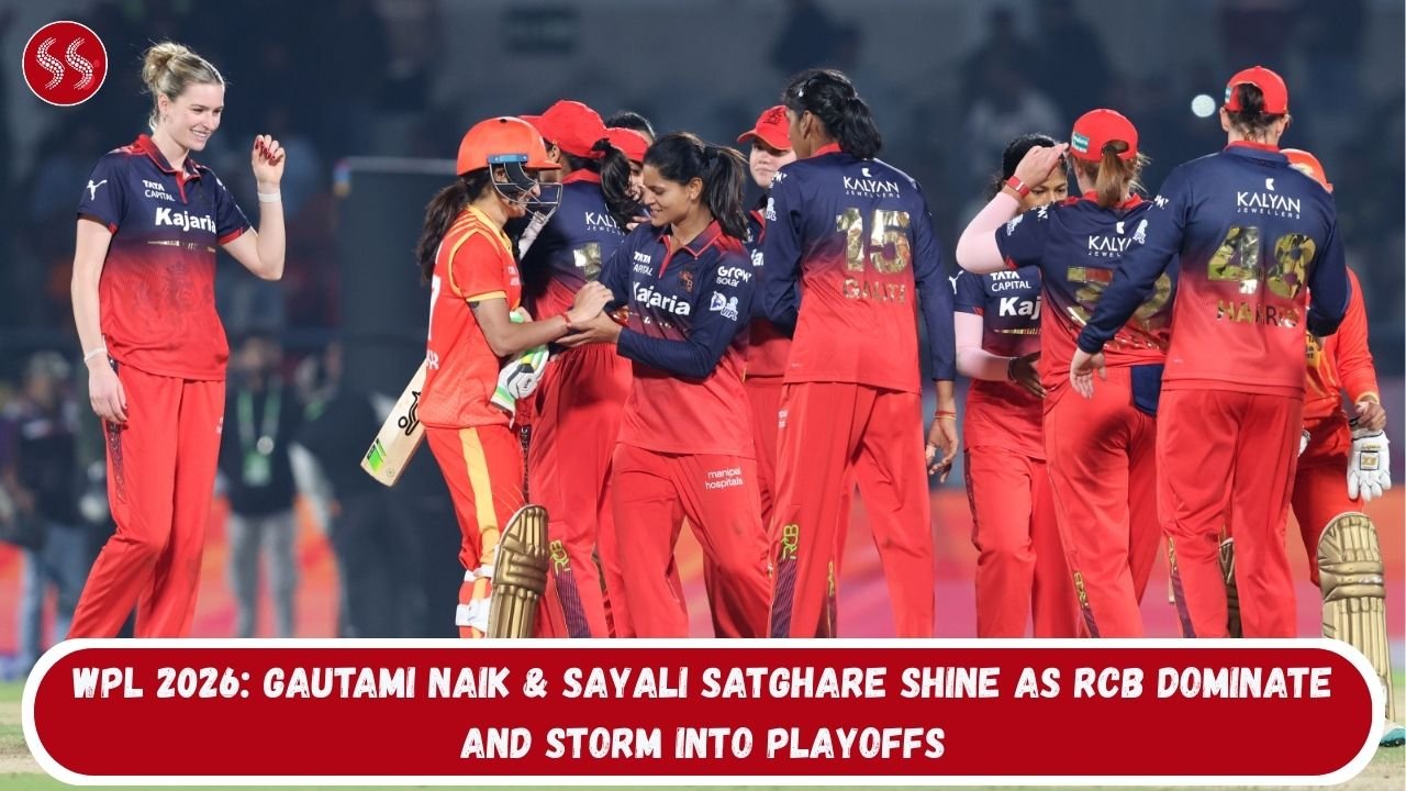 WPL 2026: Gautami Naik & Sayali Satghare shine as RCB dominate and storm into playoffs