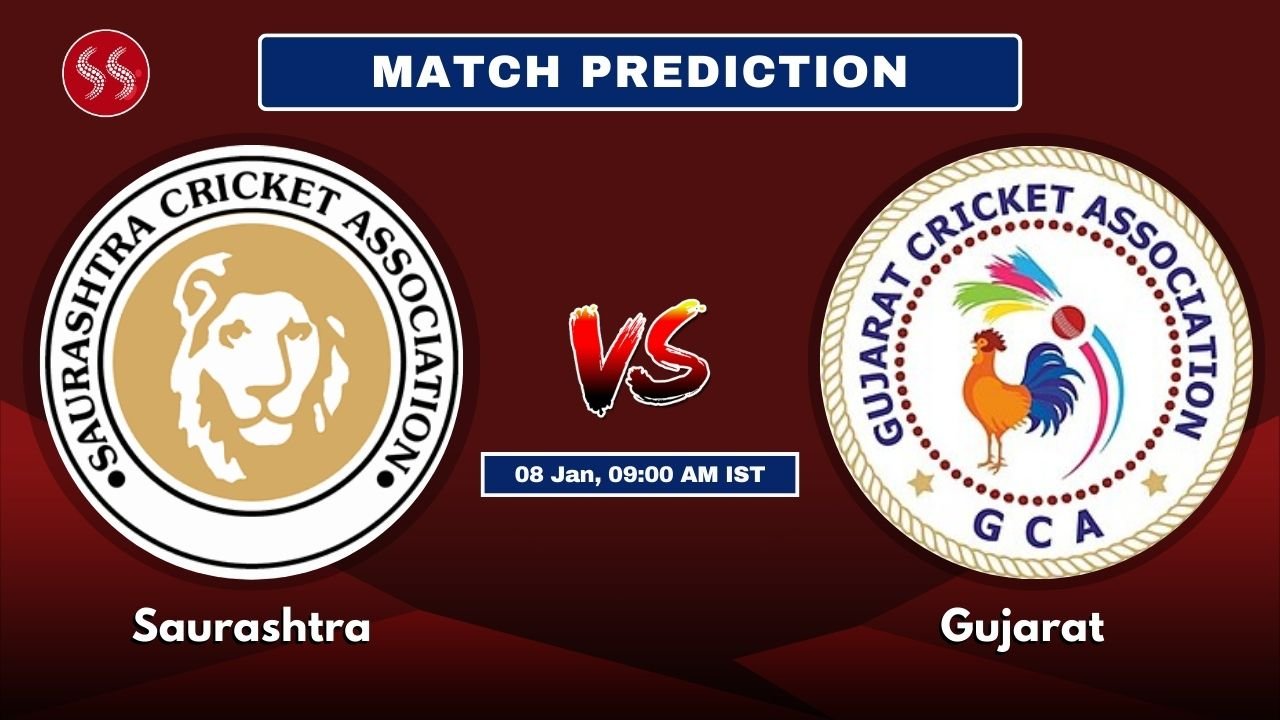Saurashtra vs Gujarat Today’s ODI Match Preview & Promising Pitch Report
