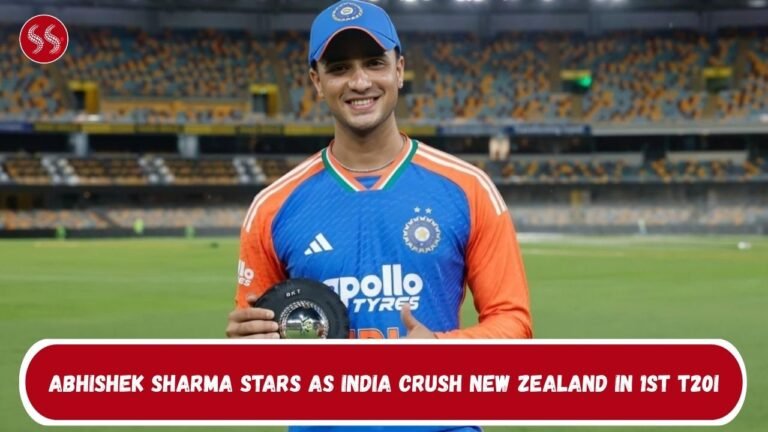 Abhishek Sharma Stars as India Crush New Zealand in 1st T20I