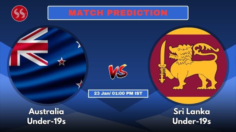 AUS U19 vs SL U19 Today’s 23rd ODI Match Preview: Explosive Match & Pitch Report