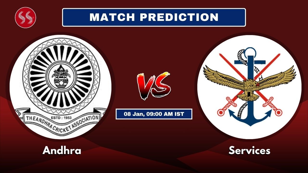 Andhra vs Services Today's ODI Match Preview & Promising Pitch Report