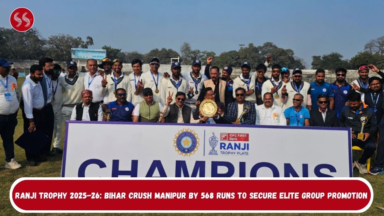 Ranji Trophy 2025-26: Bihar Crush Manipur by 568 Runs to Secure Elite Group Promotion