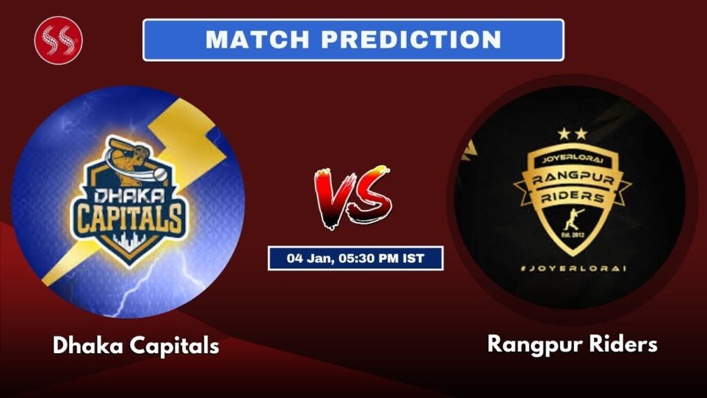 Dhaka Capitals vs Rangpur Riders Today's 8th T20 Match Preview & Promising Pitch Report