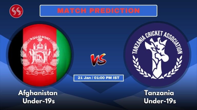AFG-U19 vs TAN-U19 Today's 18th ODI Match Preview: Explosive Match & Pitch Report
