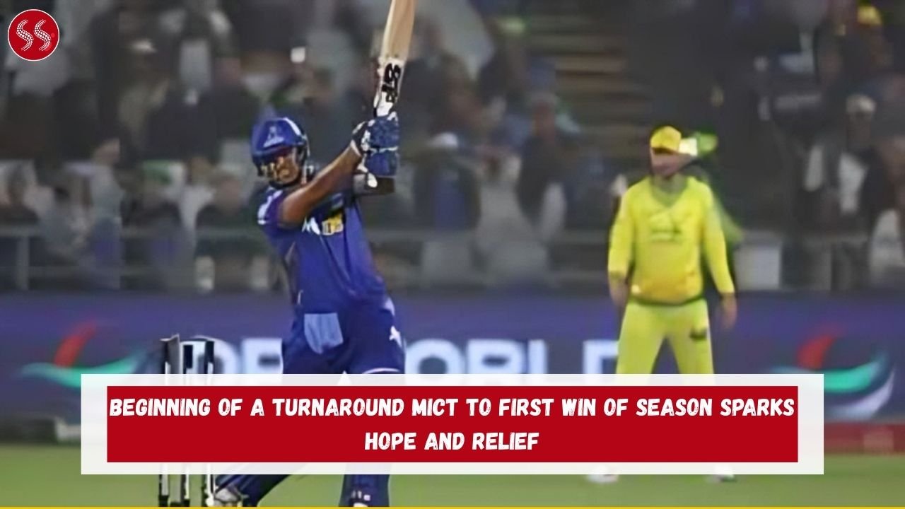 Beginning of a turnaround mict to first win of season sparks hope and relief