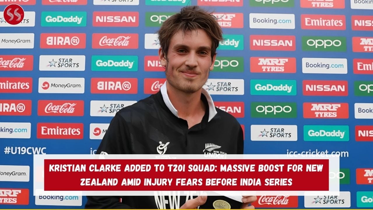 Kristian Clarke added to T20I squad: Massive Boost for New Zealand Amid Injury Fears Before India Series