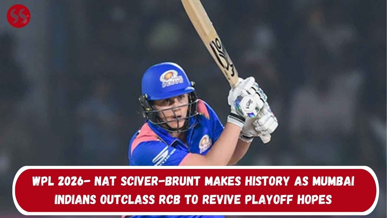 WPL 2026- Nat Sciver-Brunt makes history as Mumbai Indians outclass RCB to revive playoff hopes
