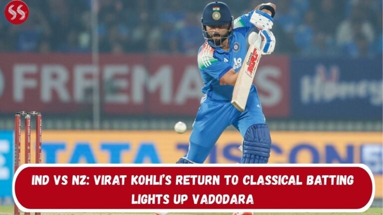 IND vs NZ: Virat Kohli’s return to classical batting lights up Vadodara
