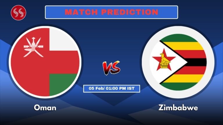 OMA vs ZIM Today's 11th T20 Match Preview: Explosive Match & Pitch Report
