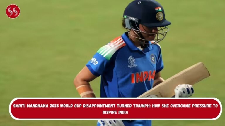 Smriti Mandhana 2025 World Cup Disappointment Turned Triumph: How She Overcame Pressure to Inspire India