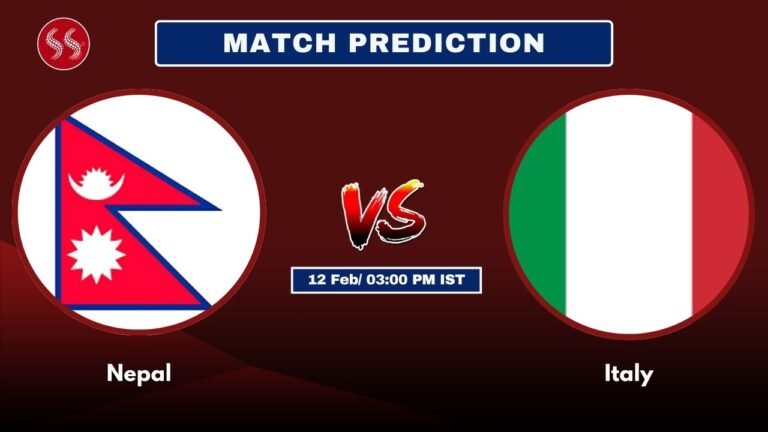 NEP vs ITA Today's 17th T20I Match Preview: Explosive Match & Pitch Report