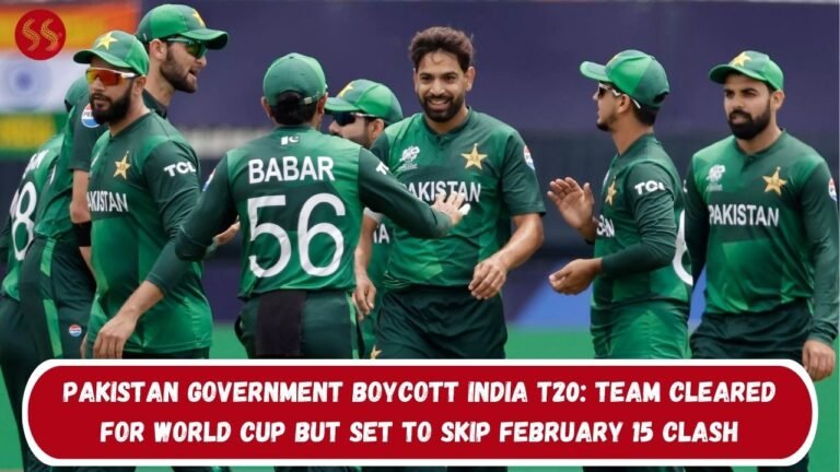 Pakistan Government Boycott India T20: Team Cleared for World Cup but Set to Skip February 15 Clash