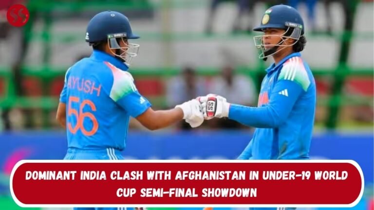 Dominant India Clash With Afghanistan in Under-19 World Cup Semi-Final Showdown