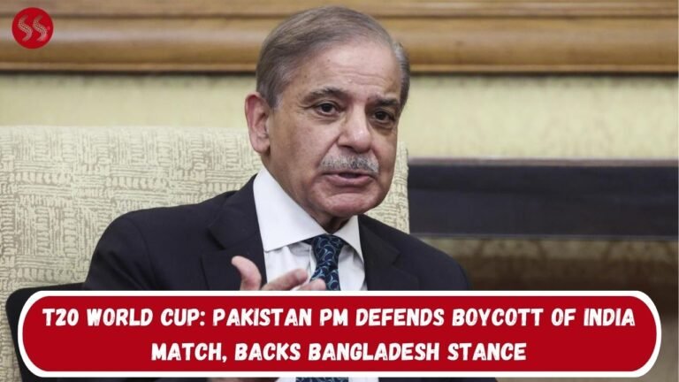T20 World Cup: Pakistan PM Defends Boycott of India Match, Backs Bangladesh Stance