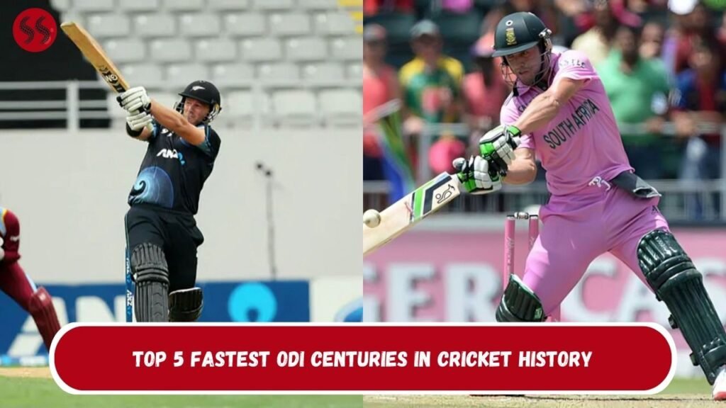 Top 5 Fastest ODI Centuries in Cricket History