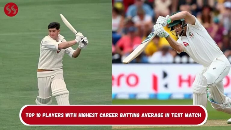 Top 10 Players with Highest Career Batting Average in Test Match
