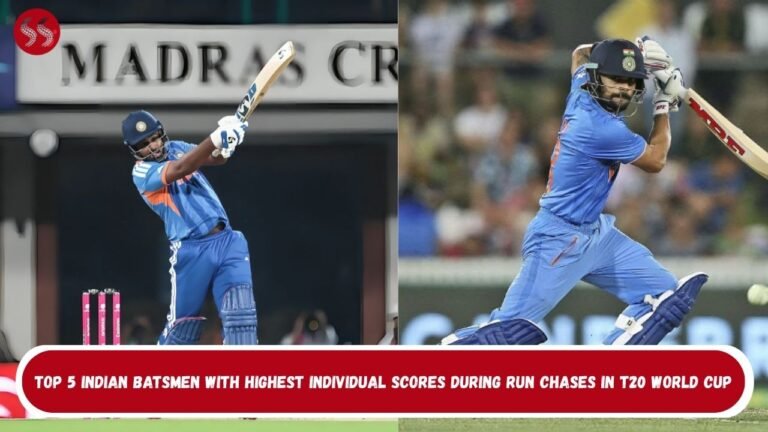 Top 5 Indian Batsmen With Highest Individual Scores During Run Chases in T20 World Cup