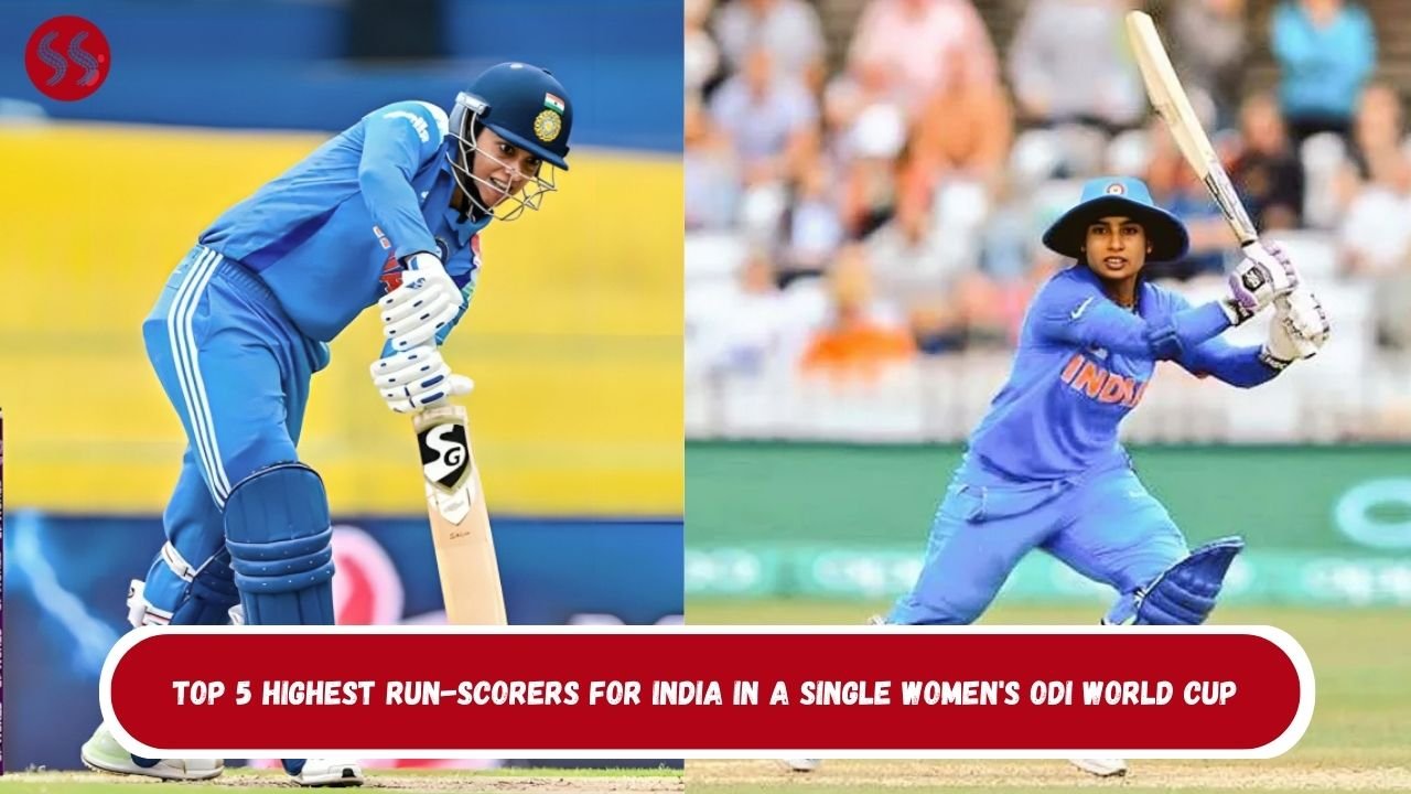 Top 5 Highest Run-Scorers for India in a Single Women's ODI World Cup