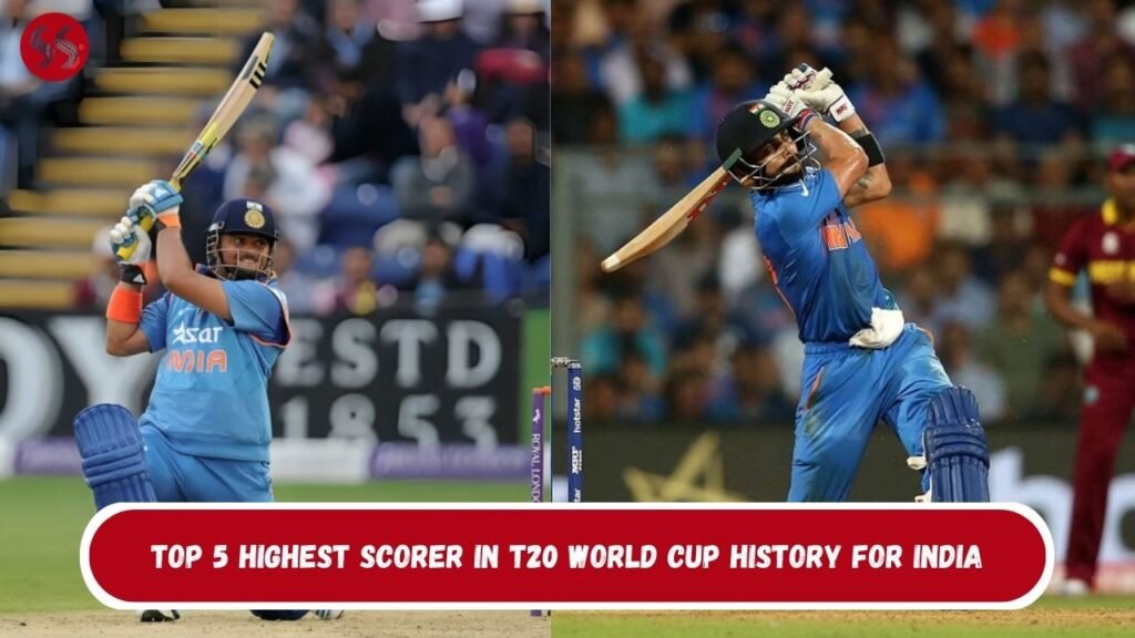 Top 5 Highest Scorer in T20 World Cup History for India 9 Top 5 Highest Scorer in T20 World Cup History for India
