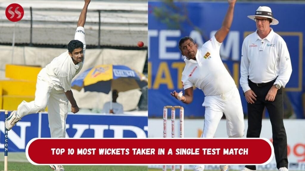 Top 10 Most Wickets Taker in a Single Test Match