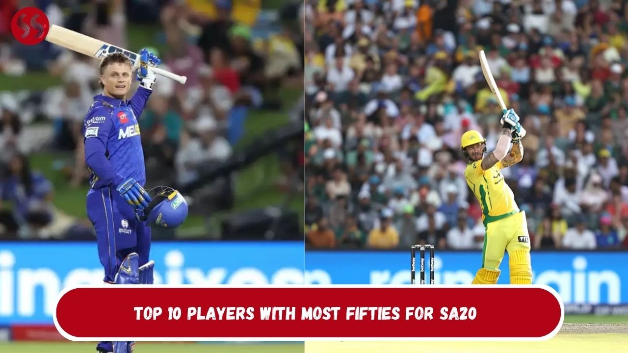 Top 10 Players With Most Fifties For SA20 2 Top 10 Players With Most Fifties For SA20