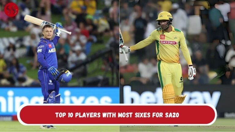 Top 10 Players With Most Sixes For SA20