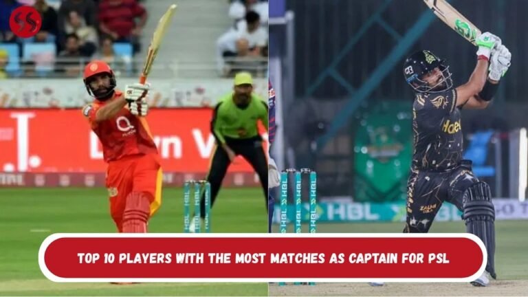 Top 10 Players With The Most Matches As Captain For PSL